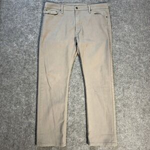 Levis 513 Slim Fit Mens Jeans 38x30 Gray Comfort Stretch Denim Pants